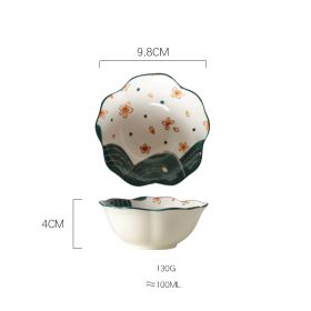 New Household Round Ceramic Seasoning Dish
