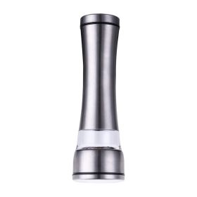 Creative 304 stainless steel pepper grinder pepper seasoning jar kitchen supplies cross-border e-commerce manufacturer (Specifications: 304+ABS large (stock))