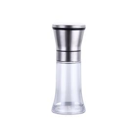 Creative 304 stainless steel pepper grinder pepper seasoning jar kitchen supplies cross-border e-commerce manufacturer (Specifications: 304+ABS small size (stock))