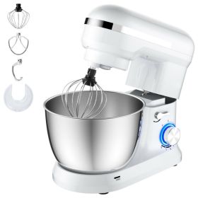 Smart Household Kitchen Food Mixer Small Stand Mixer (Color: White, Type: Stand Mixer)