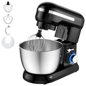 Smart Household Kitchen Food Mixer Small Stand Mixer (Color: Black, Type: Stand Mixer)