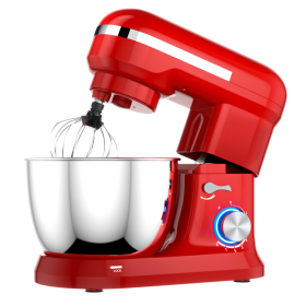 Smart Household Kitchen Food Mixer Small Stand Mixer (Color: Red, Type: Stand Mixer)