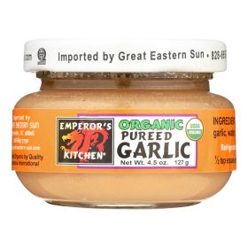 Emperor's Kitchen Organic Garlic - Pureed - Case of 12 - 4.5 oz. (SKU: 932426)