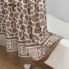Muwago Shower Curtain With Giraffe Pattern Blackout Waterproof And Mildew Resistant Bathing Cover Aesthetic Bathroom Accessories
